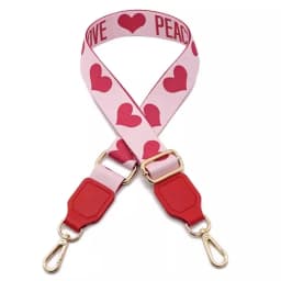 Adjustable Shoulder Strap Messenger Widening Accessories Adjustable Female Bag Heart-Shaped Strap Pink Love Strap Girly Heart