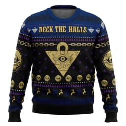 Yu-Gi-Oh! Anime 2026 New Merry Christmas Ugly Sweater Series Men's and Women's Winter Fashion Casual Sweatshirt