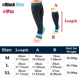 1Pcs Women Men Compression Calf Sleeve Support Suitable For Running Basketball Protection Calf Ankle Socks Open Toe Calf Socks