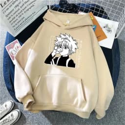Hunter X Hunter Anime Hoodie for Men Women Kurapika Manga Sweatshirts Fleece Autumn Winter Gothic Harajuku Hooded Pullover
