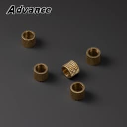 5pcs Big Hole DIY Beads Paracord Rope Brass Bead Keychain Accessories