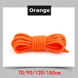 Round Shoe Laces Classic High Quality Black Shoelaces Outdoor Casual Sneakers Mountaineering Polyester Shoe Lace