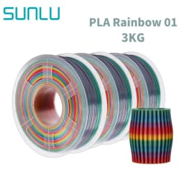 SUNLU 3 Rolls PLA PETG 3D Filament 1KG 1.75mm +/-0.02MM 3D Printing Filament Neatly Wound Filament Vacuum Packing Fast Shipping
