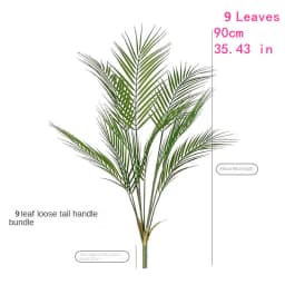 Large Artificial Palm Tree Green Tropical Fake Plants Flower Arrangement Props Home Decoration Hotel Office Party Deco Accessori