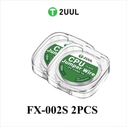2UUL FX-002S 0.02mm 100m CPU Silver Jumper Wire High Conductivity for Phone PCB BGA Motherboard Repair Flying Wire