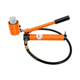 20T Hydraulic Cylinder Power Ram Mini Single Acting Lifting Cylinders with Hydraulic Hand Pump for Machinery Shipbuilding