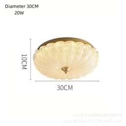 New Technology Acrylic Lampshade Crystal Sand Ceiling Light for Living Room Dining Room Bedroom Corridor LED Lighting Fixtures