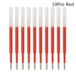 10pcs 424 Ink Gel Pens Refill 99mm Blue Black Red Replaceable G2 Ballpoint Pen Refills 0.5mm School Writing Office Stationery