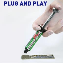 MECHANIC P09 Aluminum Alloy Tube Piston Solder Paste Flux Booster Manual Syringe Plunger Dispenser Propulsion Tool Phone Repair