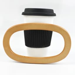 2Pcs Deepeel Solid Wood Bag Handle Women's Handbag Wrist Ring Handles Woven-Bag Purse Frames DIY Bags Replacement Accessories