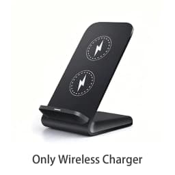 Fast Wireless Charging Stand Compatible with Samsung S24/S23/S22/S21 Ultra, iPhone 17‑12 Pro Max & Xiaomi Smartphones