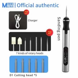MaAnt D1 D2 Electric Grinding Pen Intelligent Charging Engraving Pen Phone CPU IC Polishing Lattice Cutting Tool OCA Remover