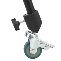 3pcs 22mm Swivel Caster Wheels Set for Photography Light Stand Tripod Studio Photo Video Shooting Locking Caster Set with Brake