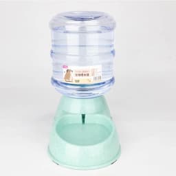 Plastic Dog Cat Food Dispenser 3.8L Gravity Feeder Pet Food Drinking Bowl Large Capacity with Storage Bucket