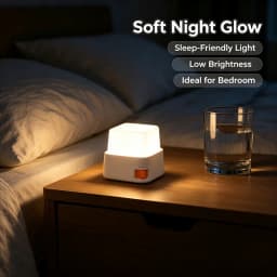 LED Night Lights Bedside Table Lamp Mini Keyboard Light USB Rechargeable Led Lamp Decor Holiday Baby Bedroom For Birthday Gift