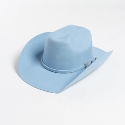 USPOP 100% Wool Felt Cowboy Hat with Belt Buckle 4 Sizes Wide Brim Jazz Hat Autumn Winter Fedoras