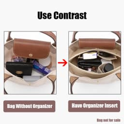 Felt Bag Insert for Longchamp S bag Orderly Storage Organizer Bag Inner Storage Bag Three-dimensional Support Bag Accessories