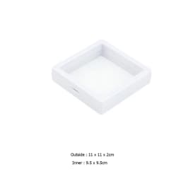 PE Film Transparent Visible Jewelry Storage Box Ring Earring Box Bracelet Necklace Display Box Jewelry Dustproof Storage Box