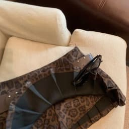Sexy Leopard Print High Waist Anti-light Pleated Skirt Y2k Spice Girl Short Skirt