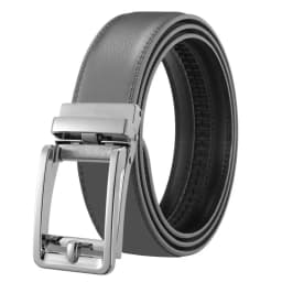 3.5cm Belt for Men Automatic Genuine Leather Belt Men Leather Ratchet Adjustable Real Ratchet Leather Dress Designer
