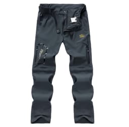 Men's Convertible Cargo Tactical Pants Camping Quick Drying Outdoor Hiking Pants Zip Off Lightweight Work Trekking Trousers