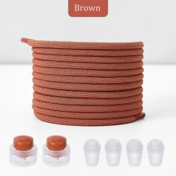 No tie Shoeaces Elastic Round Tieless Shoe Laces Sneakers Spring Lock Shoelace Quick Without ties Shoe Lace For Kids Adult New