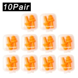 Soft Silicone Earplugs Waterproof Swimming Ear Plugs Reusable Noise Reduction Sleeping Ear Plugs Hearing Protector With Box