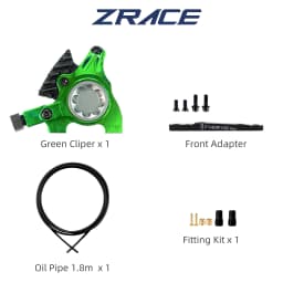 ZRACE M1 XG Flat Mount Brake for Flat Bar Gravel / BMX Raceing,Full CNC Lightweight, Front and Rear Flat Handler Bar Gravel