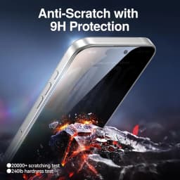 NNBILI Privacy Screen Protector For iPhone 17 Pro Max Anti-Spy Glass For iPhone 16 15 14 13 12 11 Pro Max Privacy Film iPhone 17