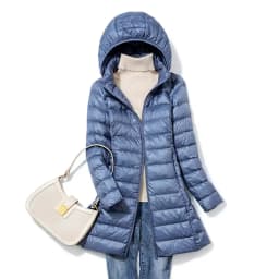 Winter Women Slim Down Coats Remove Hooded Parka Solid Color Female Long Light Thin Outerwear Lady Fashion Warm Puffer Jackets