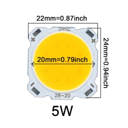 10pcs 3W 5W 7W 10W High Power LED Source Chip 13mm 20mm 24mm SMD LED COB Light Bulb LED Diode Light Lamp Spotlight Downlight DIY