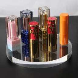 Customized Round Jewellery Tray Stand Acrylic Plate  Sheet Display Necklaces, Bracelets, Earrings, Rings and Cosmetics Holder