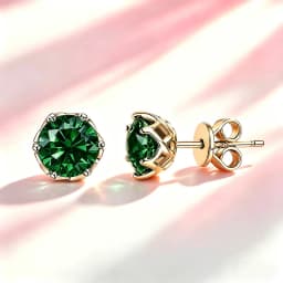 Classic 100% Moissanite Stud Earrings with Lace Six-Prong High-End Texture Elegant and Stylish Earrings