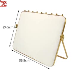 Creative Combination with Jewelry Display Case Metal Beige Suede Rack Ring Necklace Bracelet Pendant Shooting Counter Props