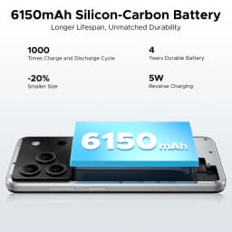 DOOGEE Note 56 Latest Android 16 Smartphone 6.56" 6150mAh Large Battery 24GB RAM(3+21) 64GB ROM Support Face Unlock Mobilephone