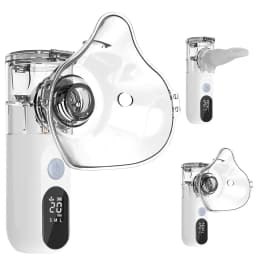 Fireurus Rechargeable Nebulizer Adjustable LED Display Medical Silent Ultrasonic Inhaler Mobile Steam Device Adult Child Medical