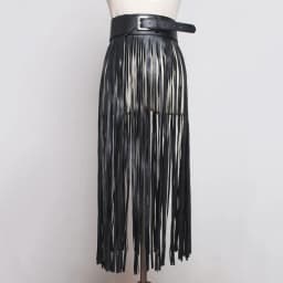 [EAM] New Spring Summer Pu Leather Long Tassel Brief Personality Girdle Decoration Belt Women Fashion Tide 2026 All-match JX375