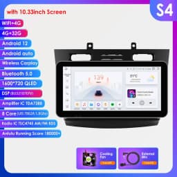 4G 8Core Android 13 Car radio GPS Stereo for FORD Transit /Tourneo Connect 2005-2014 multimedia player Autoradio 2DIN BT Carplay