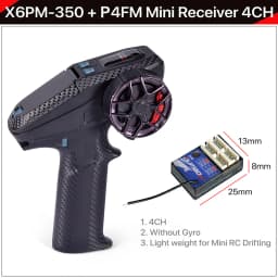 DUMBORC X6PM-350 RC Transmitter Receiver Kit BL3F/X6FG/X6FP/X4FMG 2.4GHZ RC Controller 6CH Gyro Universal RC Car Remote Control