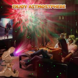 Cross-border Dinosaur Starry Sky Projector Lamp Bedroom Room Laser Full Sky Star Atmosphere Lamp Creative Children's Toy Gift