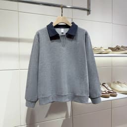 Men Splice Collar Loose Casual Pullover Sweatshirts Autumn Winter Streetwear Vintage Fashion Hoodies Sweatshirts Coat Tops