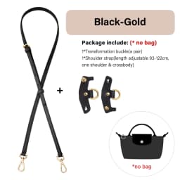 CRAZYSMITH Bag Transformation Bag Accessories for Longchamp Mini Bag Straps Punch-free Genuine Leather Shoulder Strap Crossbody