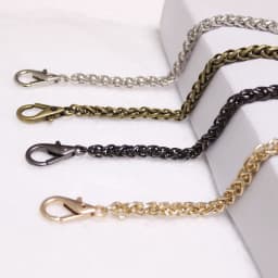 5pcs 40-120CM 6MM Width Chain Shoulder Strap Replacement Women Handbag Crossbody Purse Chain Accessories For Bags