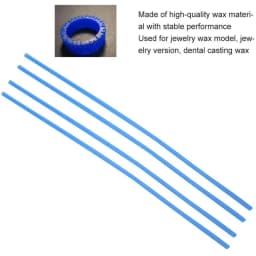 Blue Wax Strip Line Column for Jewelry Casting Welding Molding Tool - Flexible Wax Wire Stick Bar for Craftsmanship