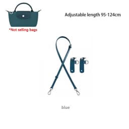 Cow Leather Bag Shoulder Strap Replacement Crossbody Adjustable Conversion Kit Fit for Longchamp Mini Pouch