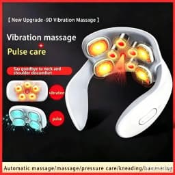 Smart Shoulder & Neck Massage Instrument, Portable Relaxation Vibrator for Daily Use Red Light H88/H66