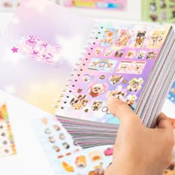 30pcs/bag Cute Pet Battle Cut-Out Coil Sticker Book DIY Handbook Calendar Greeting Cards Diary Notebook Album Material Stickers