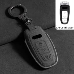 Car Key Case Cover For Audi A1 A3 8P A4 B9 A5 A6 C7 8S A7 A8 Q3 Q5 Q7 4M S4 S5 S6 S7 S8 RS3 RS6 SQ5 TTS Car Keychain Accessories