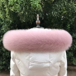 Real Fox Fur Collar For Coat Hood Decors Women Men Winter Luxury Fur Scarf Genuine Female Furry 100% Natural Fur Scarves Shawls