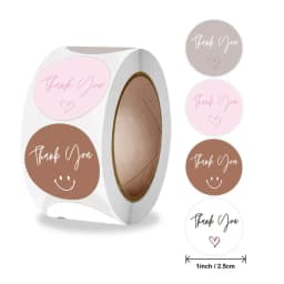 500pcs Handmade with Love Stickers Baking Label Wedding Sticker Party Label Decoration Envelope Seal Stationery Black Sticker